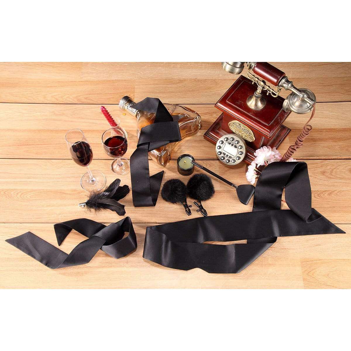 6 Pieces Starter Bondage Kit - Thorn & Feather