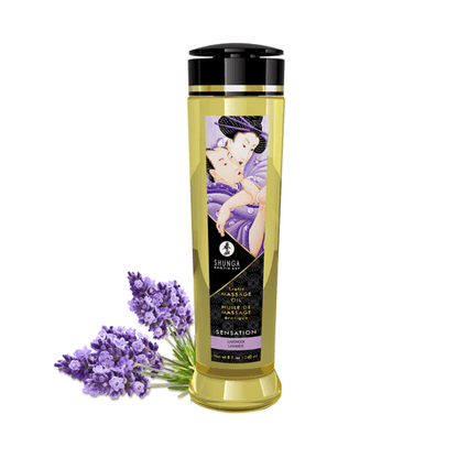 Shunga Erotic Massage Oil - 240 ml / 8 fl. oz. - Thorn & Feather