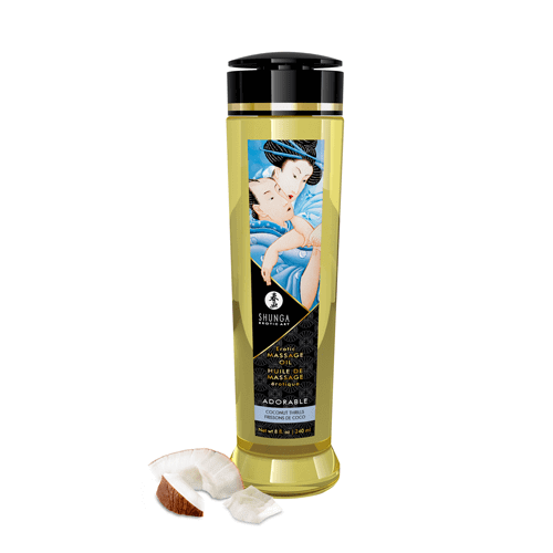 Shunga Erotic Massage Oil - 240 ml / 8 fl. oz. - Thorn & Feather