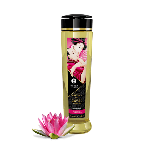 Shunga Erotic Massage Oil - 240 ml / 8 fl. oz. - Thorn & Feather