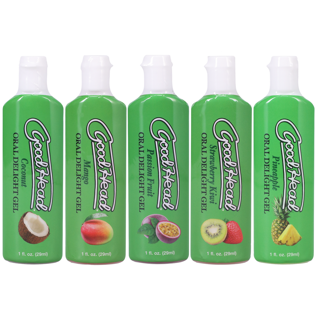 GoodHead Oral Delight Gel Tropical Fruits - 5 Pack, 1 fl. oz. - Thorn & Feather