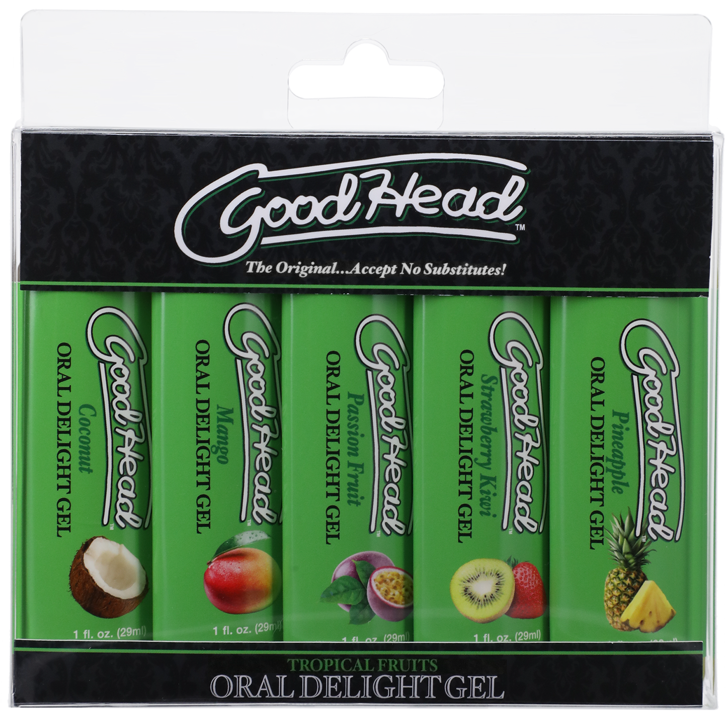 GoodHead Oral Delight Gel Tropical Fruits - 5 Pack, 1 fl. oz. - Thorn & Feather