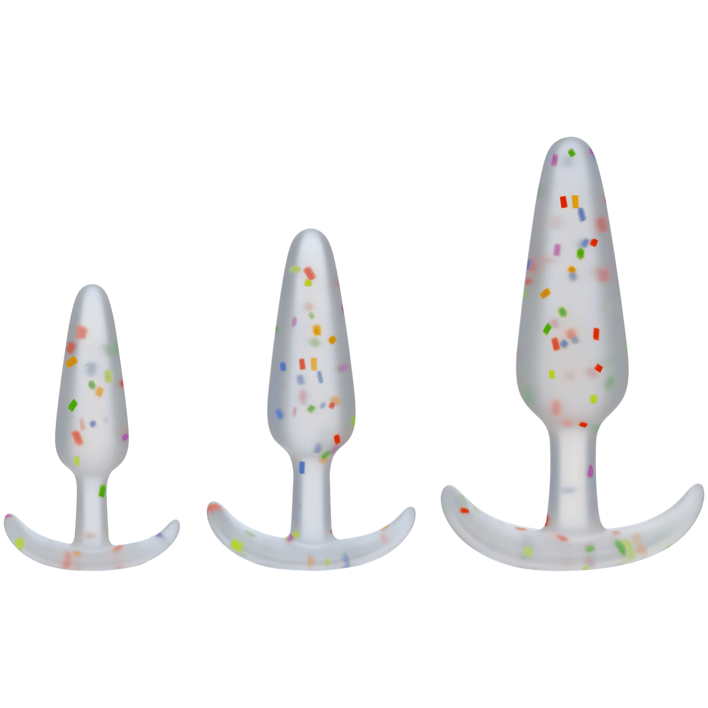 Pride Silicone Anal Trainer Set - Multi-Colored - Thorn & Feather