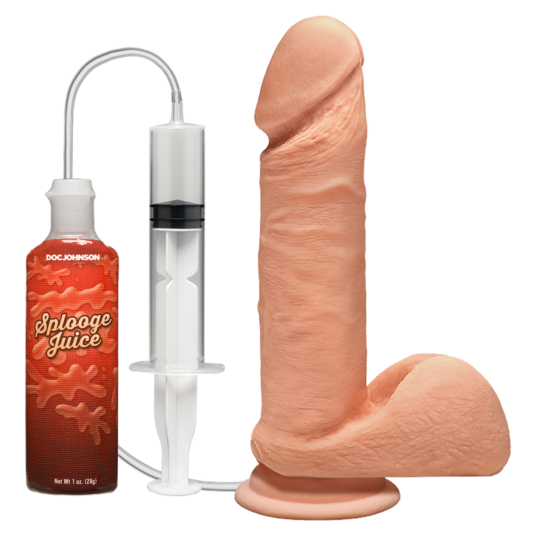 Perfect D Squirting ULTRASKYN 7 Inch With Balls - Vanilla - Thorn & Feather Sex Toy Canada