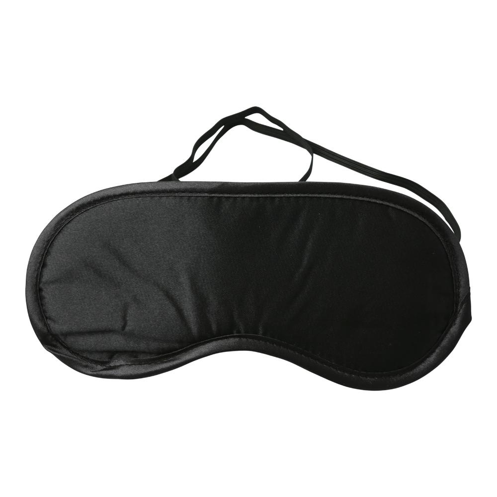 Sex & Mischief Satin Blindfold - Black - Thorn & Feather Sex Toy Canada
