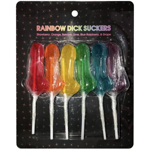 Edibles - Rainbow Dick Suckers - Thorn & Feather Sex Toy Canada