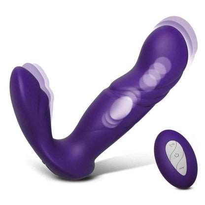 Tracy's Dog Lucky 7 Purple Baby G-Spot & P-Spot Couple Toy - Thorn & Feather