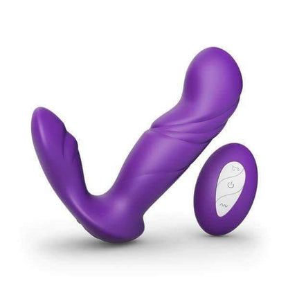 Tracy's Dog Lucky 7 Purple Baby G-Spot & P-Spot Couple Toy - Thorn & Feather