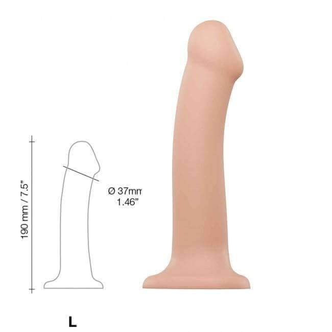Semi-Realistic Dual Density Bendable Dildo - Flesh - Thorn & Feather Sex Toy Canada