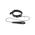 Choker with Metal Spikes and Rings - Thorn & Feather