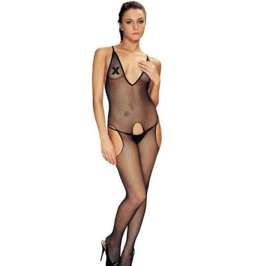 French Kiss Open Jumpsuit Noir - Thorn & Feather Sex Toy Canada