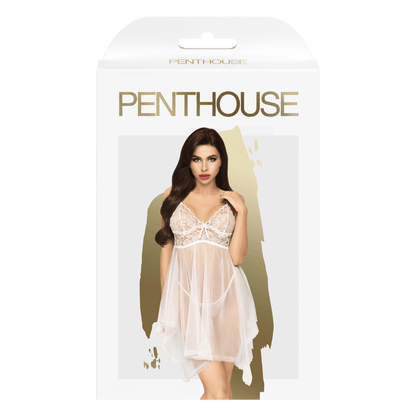 Penthouse - Naughty Doll - White - Thorn & Feather