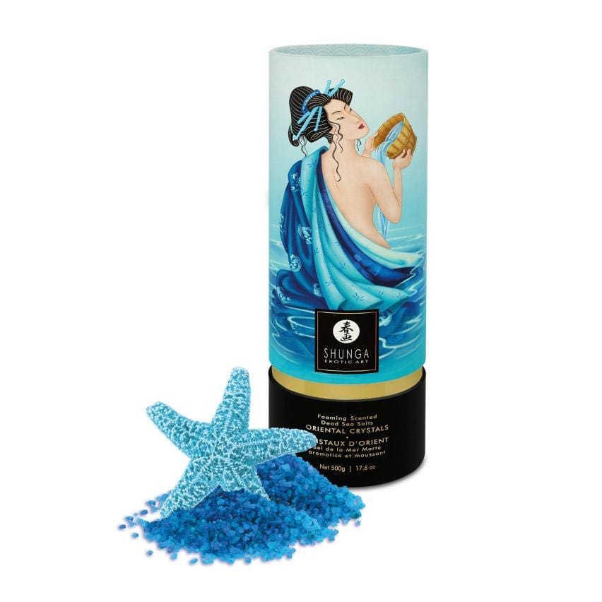 Shunga Moonlight Bath Sea Salt Crystals - 500g/17.6oz - Thorn & Feather Sex Toy Canada
