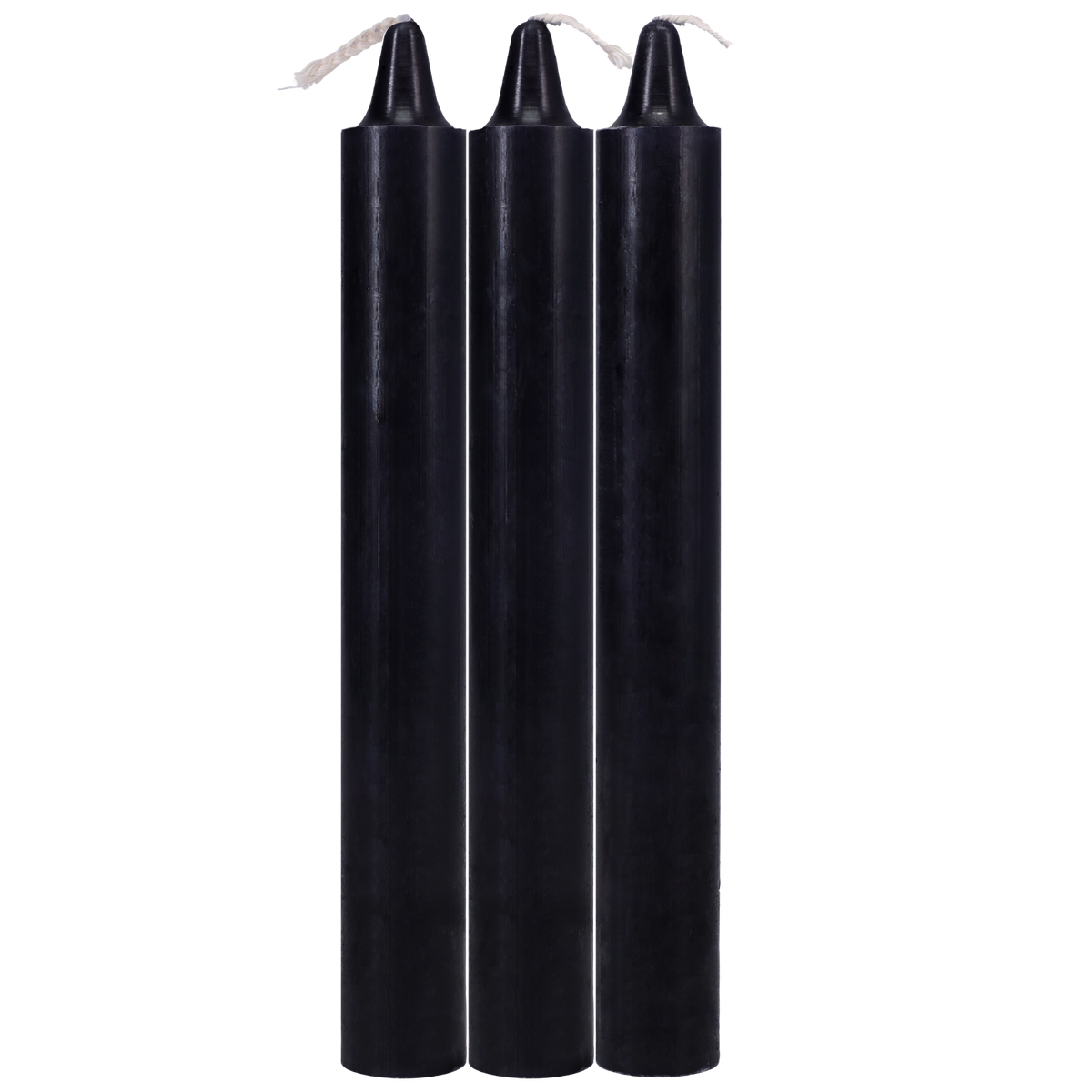 Japanese Drip Candles - Set of 3, Black - Thorn & Feather