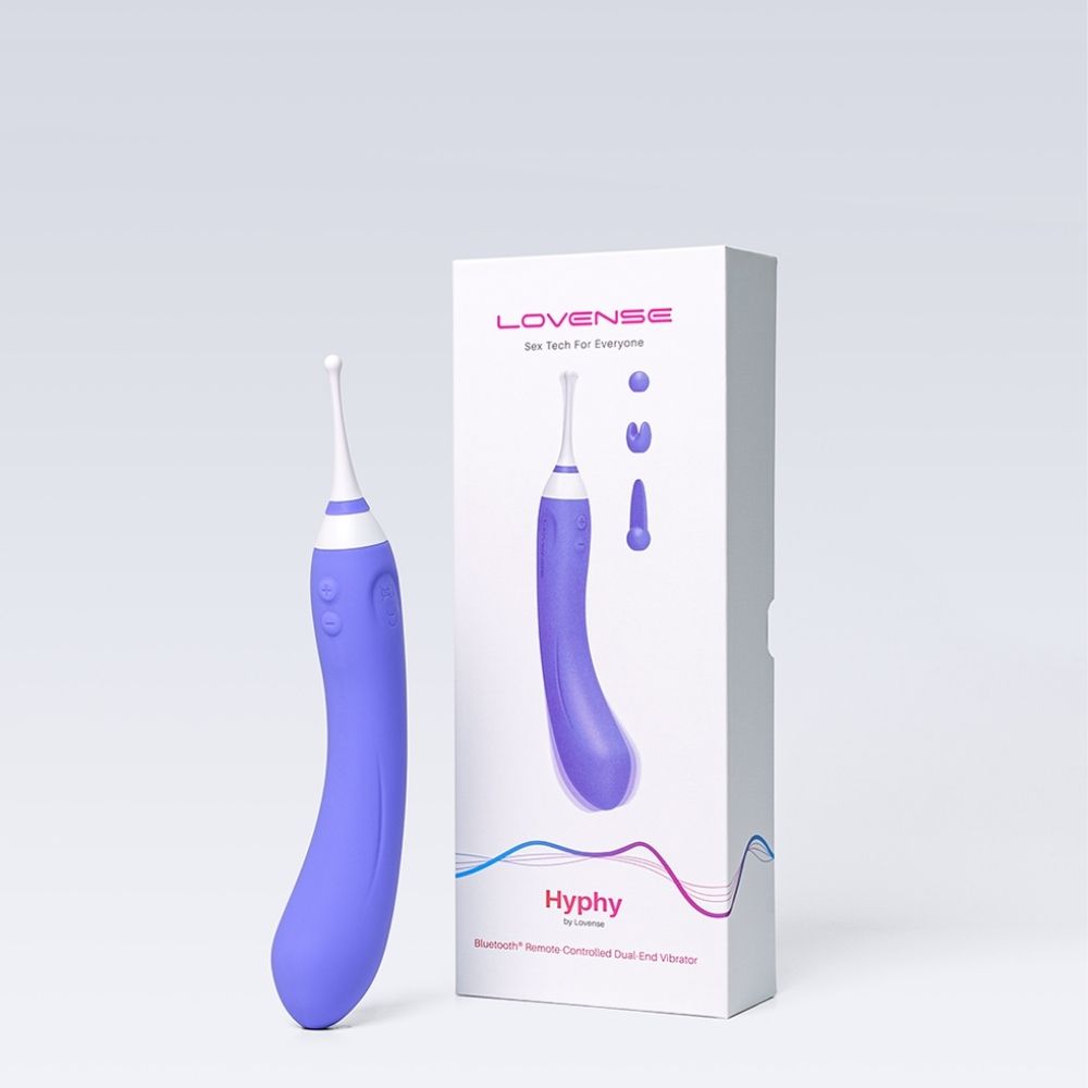 Lovense Hyphy Bluetooth Remote Controlled Dual End Vibrator