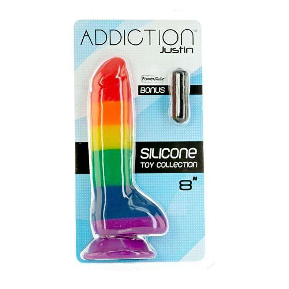 Addiction Justin 8" Dildo With Balls - Thorn & Feather