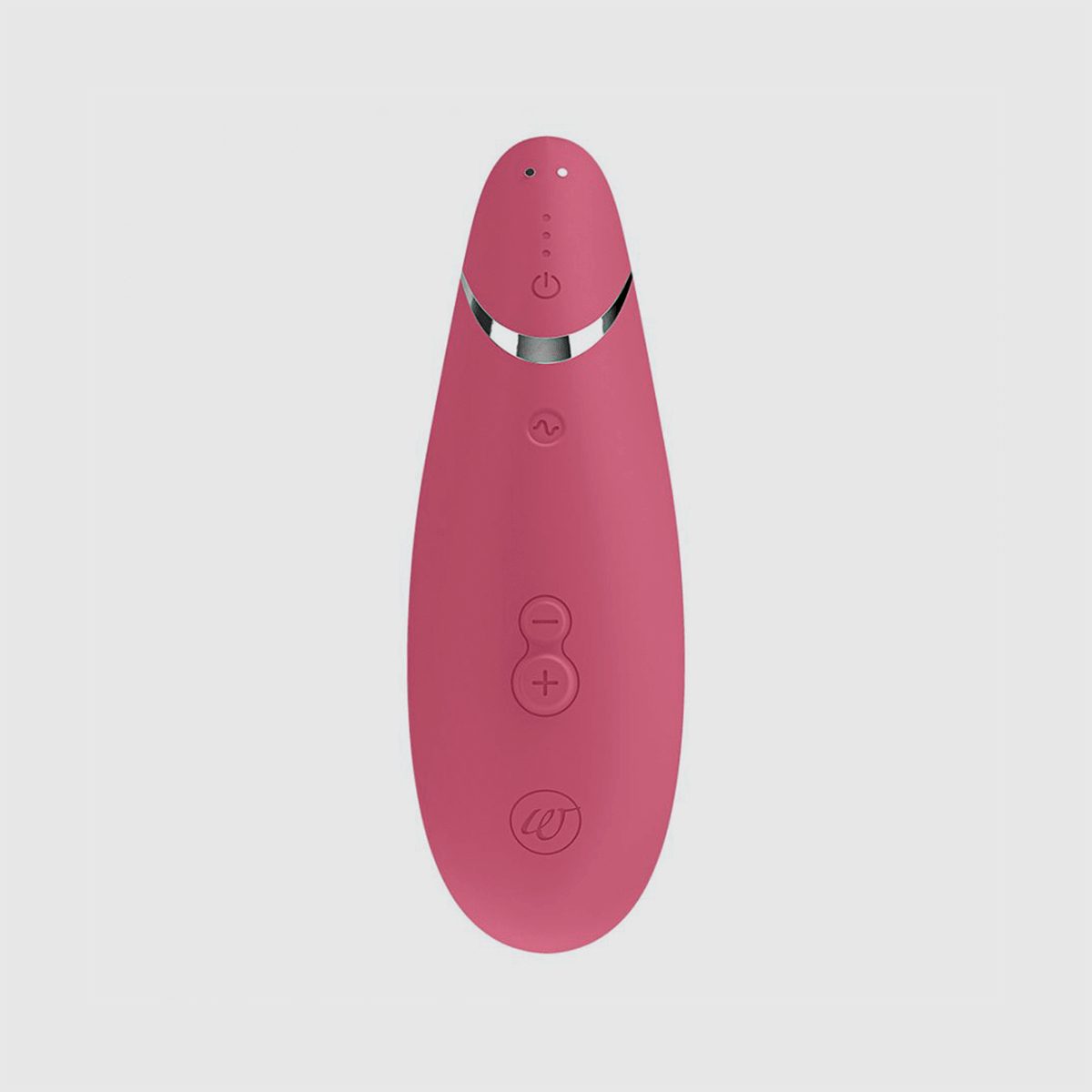 Womanizer Premium Clitoral Stimulator - Raspberry - Thorn & Feather Sex Toy Canada