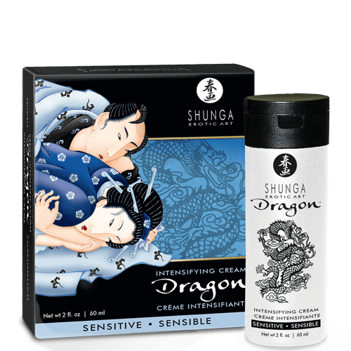 Shunga Dragon™ Sensitive Intensifying Cream For Couple - 60 ml / 2 fl. oz. - Thorn & Feather