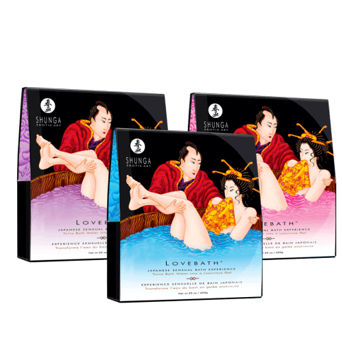 Shunga Lovebath Sensual Japanese Bath Experience - 650g / 23 oz. - Thorn & Feather Sex Toy Canada