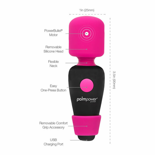 PalmPower Pocket Rechargeable Mini Massager