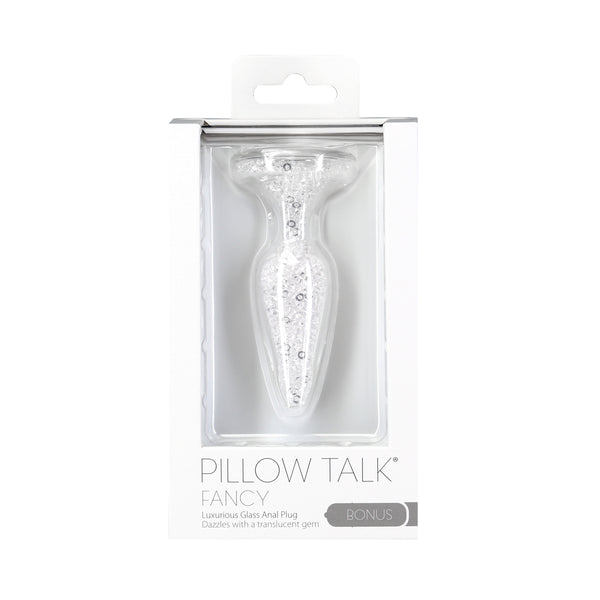 Pillow Talk Fancy Luxurious Glass Anal Plug - Thorn & Feather
