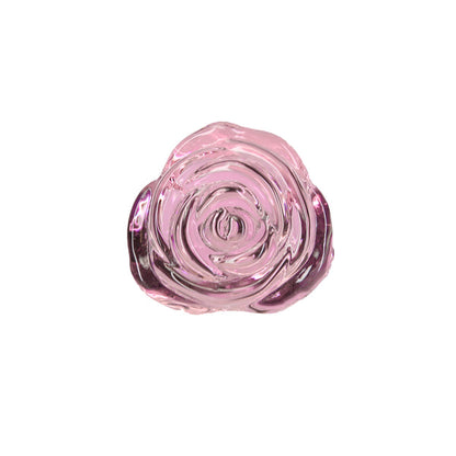 Pillow Talk Rosy Luxurious Glass Anal Plug - Thorn & Feather
