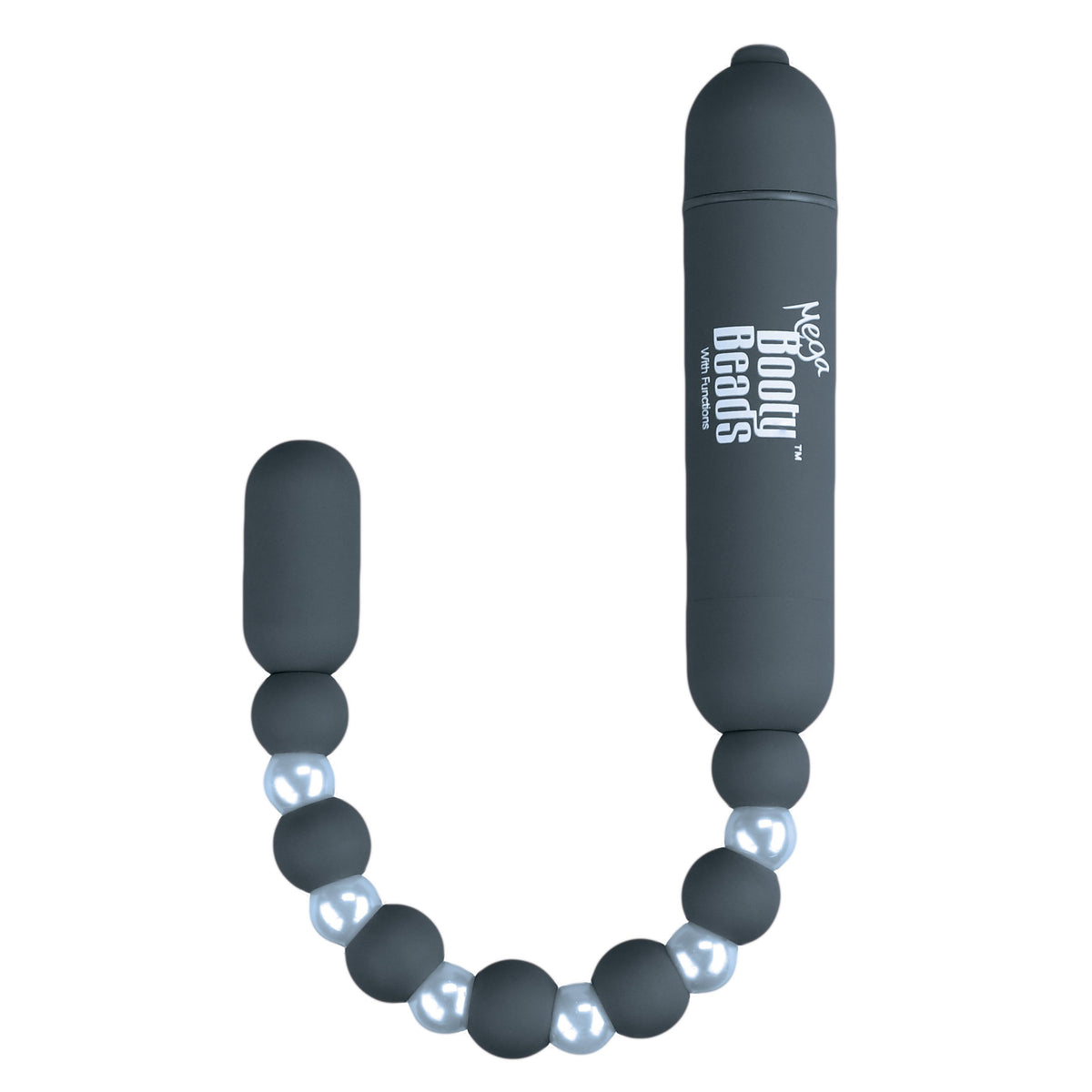 Power Bullet Mega Booty Beads with 7 Functions - Grey - Thorn & Feather