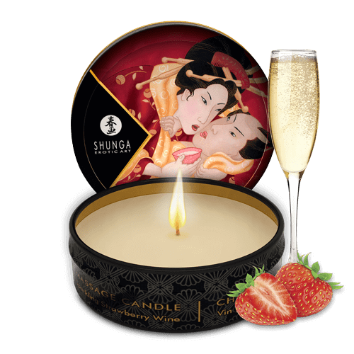Shunga Luxury Gift Sets Geisha's Secrets - Sparkling Strawberry Wine - Thorn & Feather