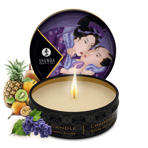 Shunga Mini Caress Candlelight Massage Candle - 30 ml / 1 oz. - Thorn & Feather
