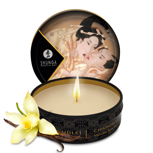 Shunga Mini Caress Candlelight Massage Candle - 30 ml / 1 oz. - Thorn & Feather