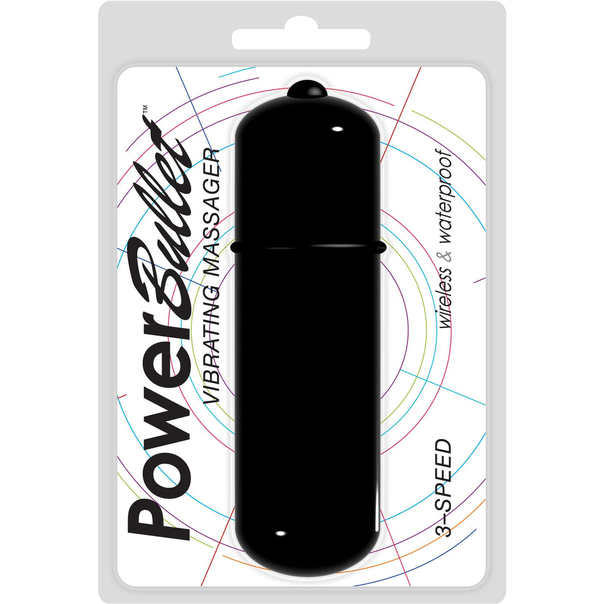 Power Bullet 3-Speed 6-inch Bullet Vibrator - Black - Thorn & Feather