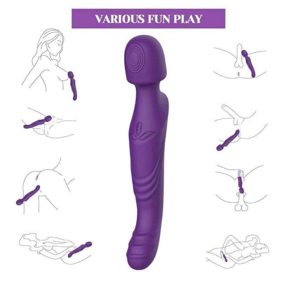 Tracy's Dog G Spot Clitoral Sucking Dual Vibrator - Purple - Thorn & Feather Sex Toy Canada