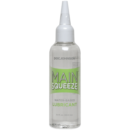 Main Squeeze Water Based Lubricant - 3.4 fl. Oz - Thorn & Feather