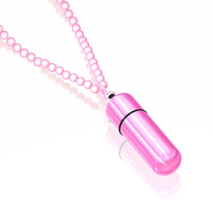 Power Bullet MiVibe Bullet Vibrator Necklace - Pink - Thorn & Feather