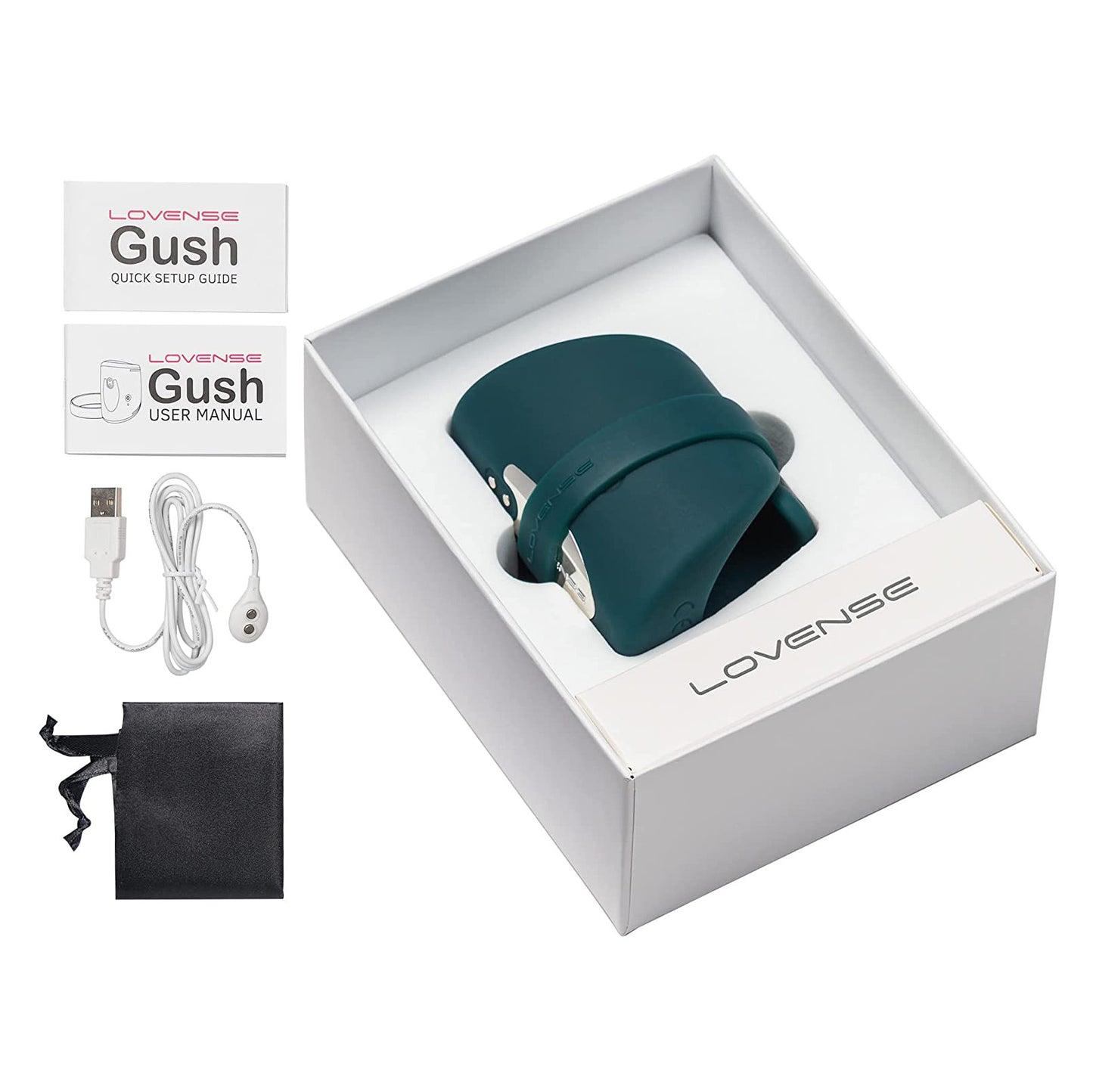 Lovense Gush Bluetooth Remote-Controlled Glans Massager - Green - Thorn & Feather