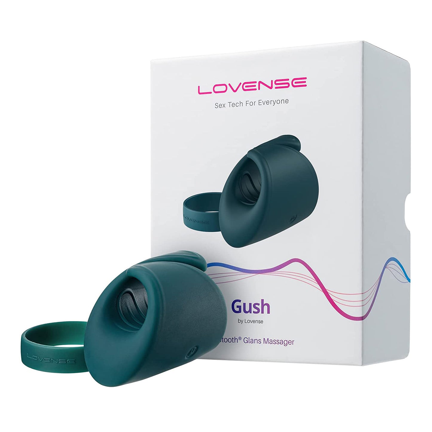 Lovense Gush Bluetooth Remote-Controlled Glans Massager - Green - Thorn & Feather