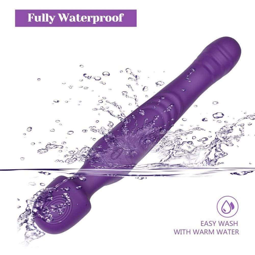 Tracy's Dog G Spot Clitoral Sucking Dual Vibrator - Purple - Thorn & Feather