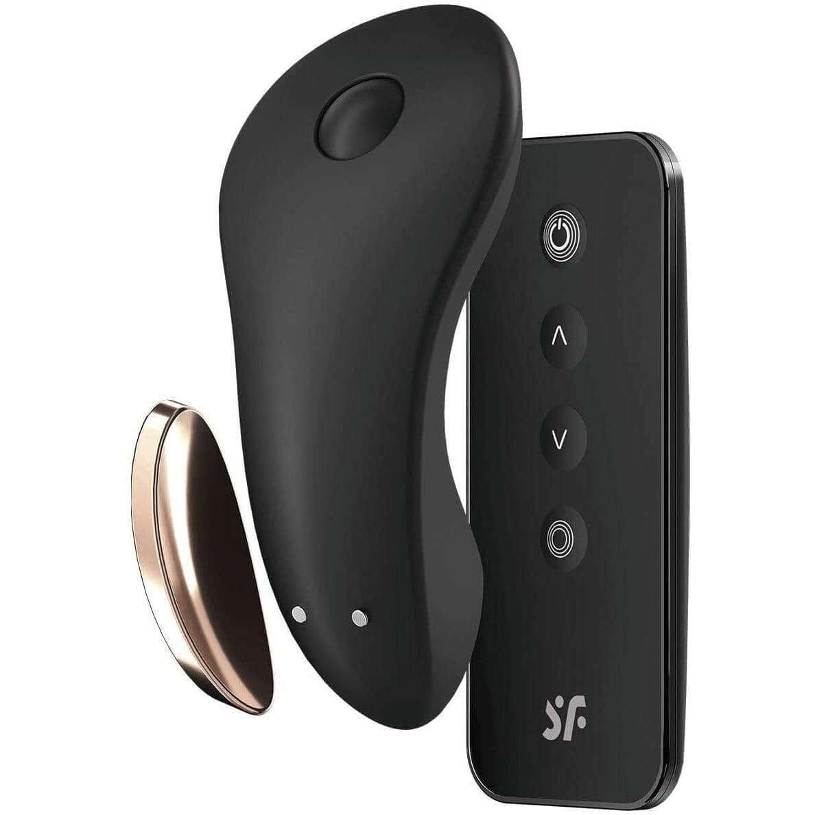 Satisfyer Little Secret Bluetooth Slip Vibrator - Black - Thorn & Feather
