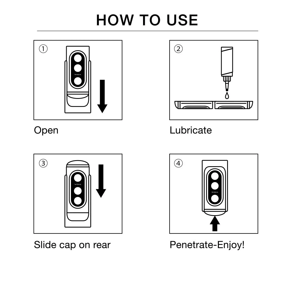 Tenga FLIP HOLE Masturbator - White - Thorn & Feather