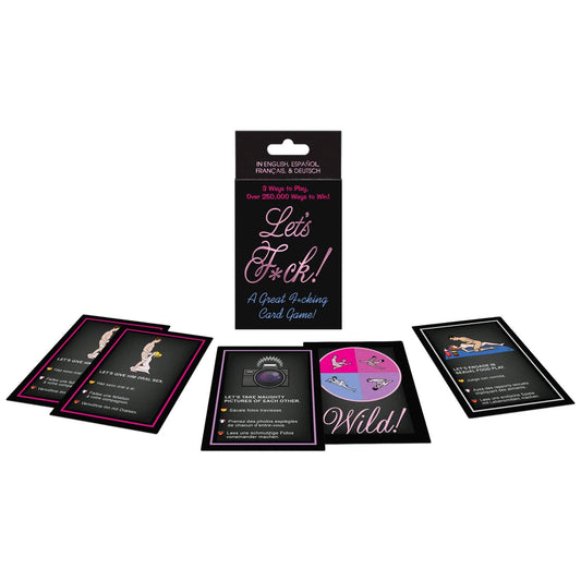 Romance Games - Lets F*ck! Card Game (EN/FR) - Thorn & Feather Sex Toy Canada