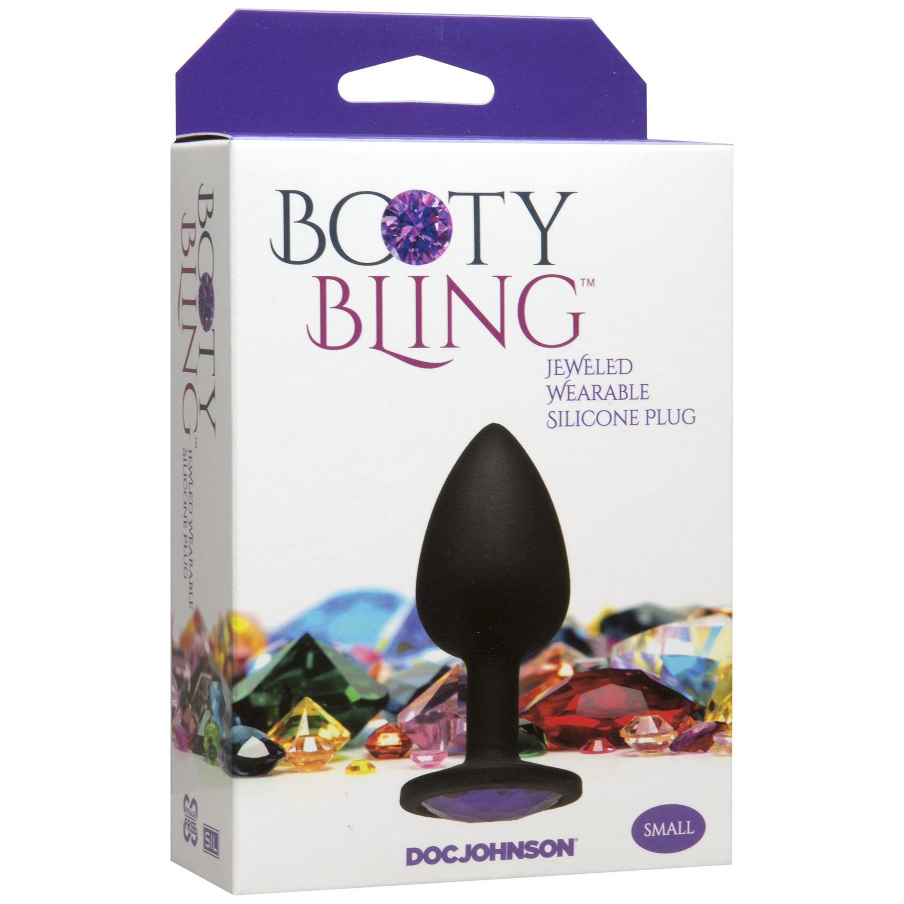 Booty Bling Plug - Purple, Small - Thorn & Feather