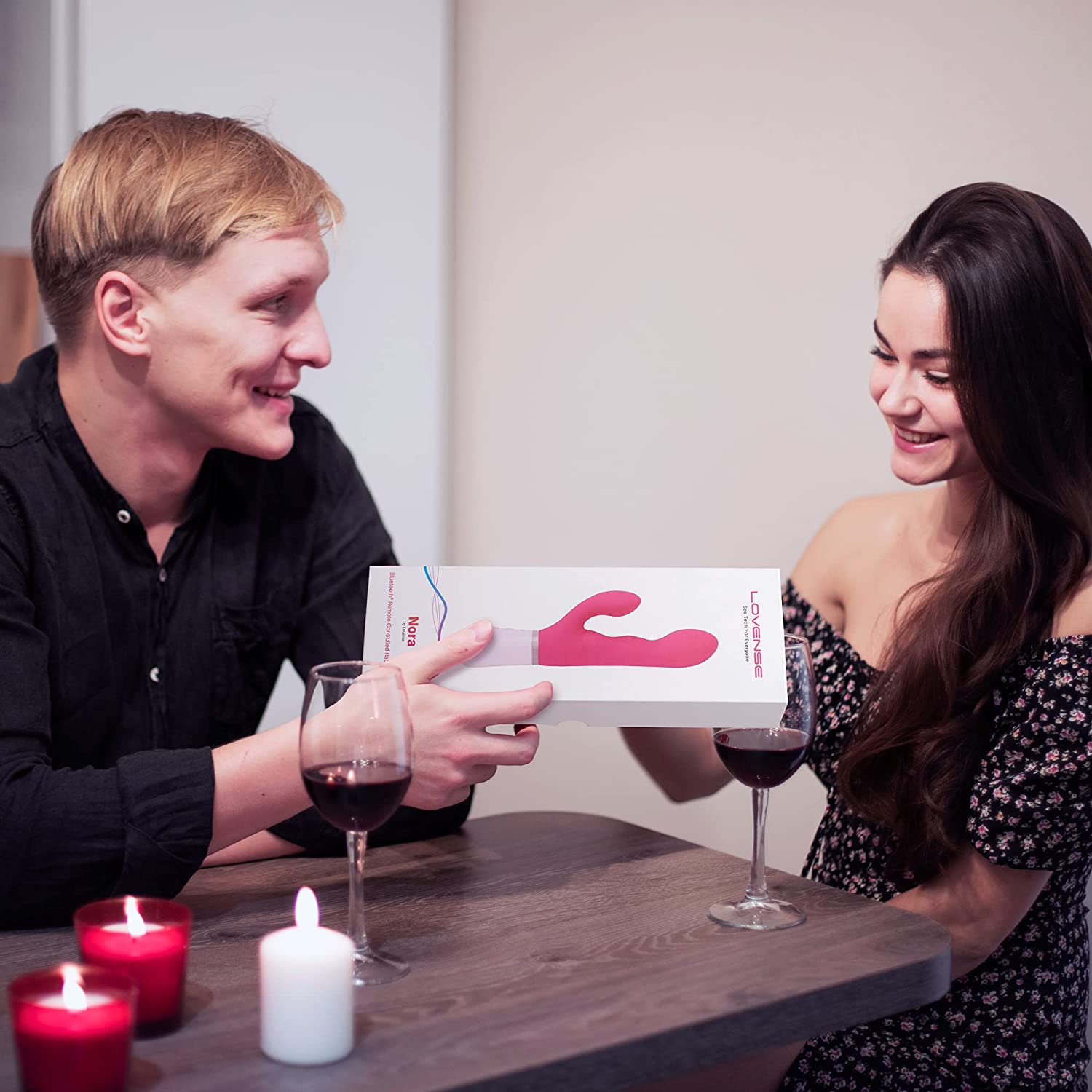 Lovense Nora Bluetooth Rabbit Vibrator - Pink - Thorn & Feather