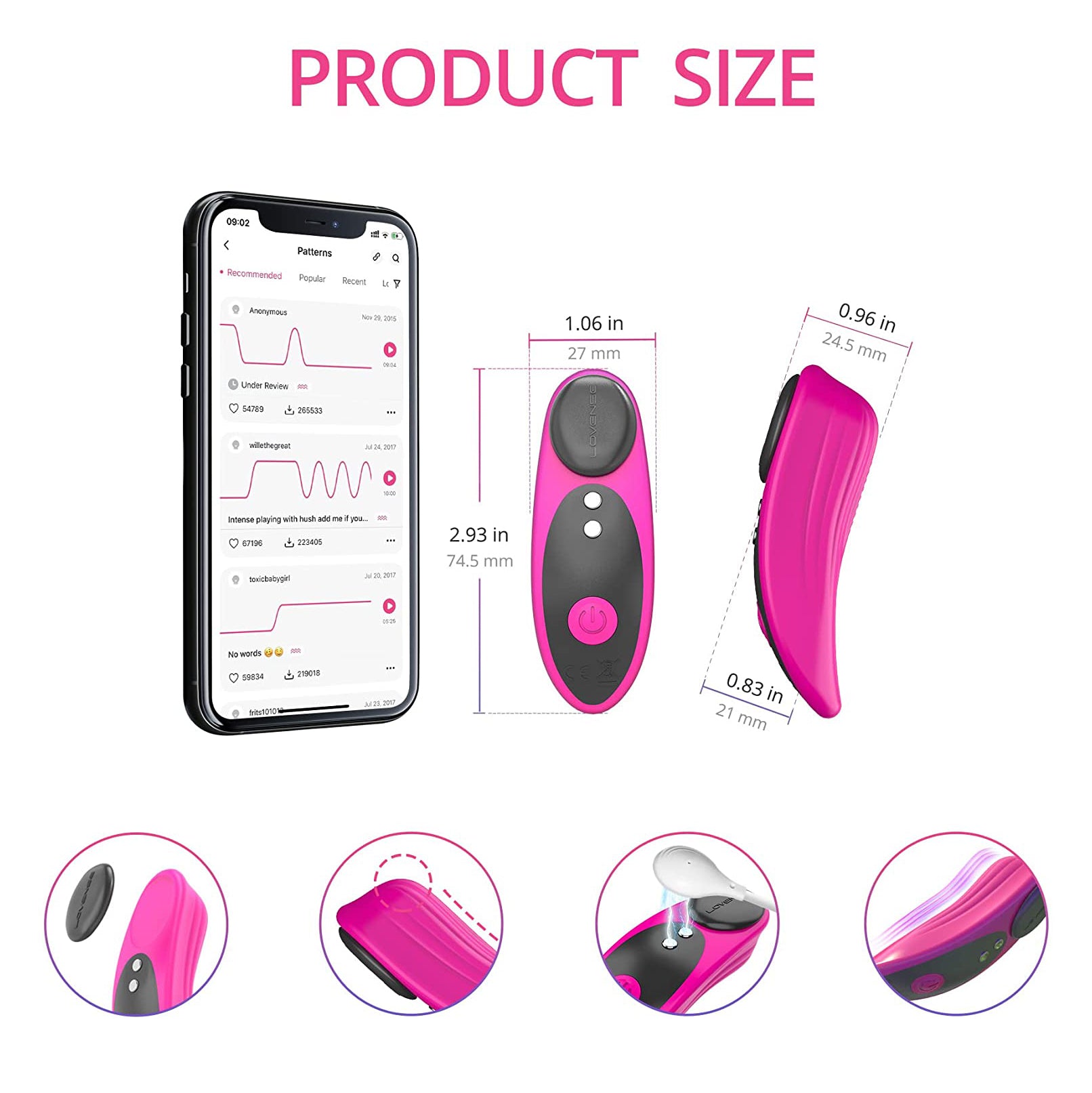 Lovense Ferri Magnetic Panty Vibrator