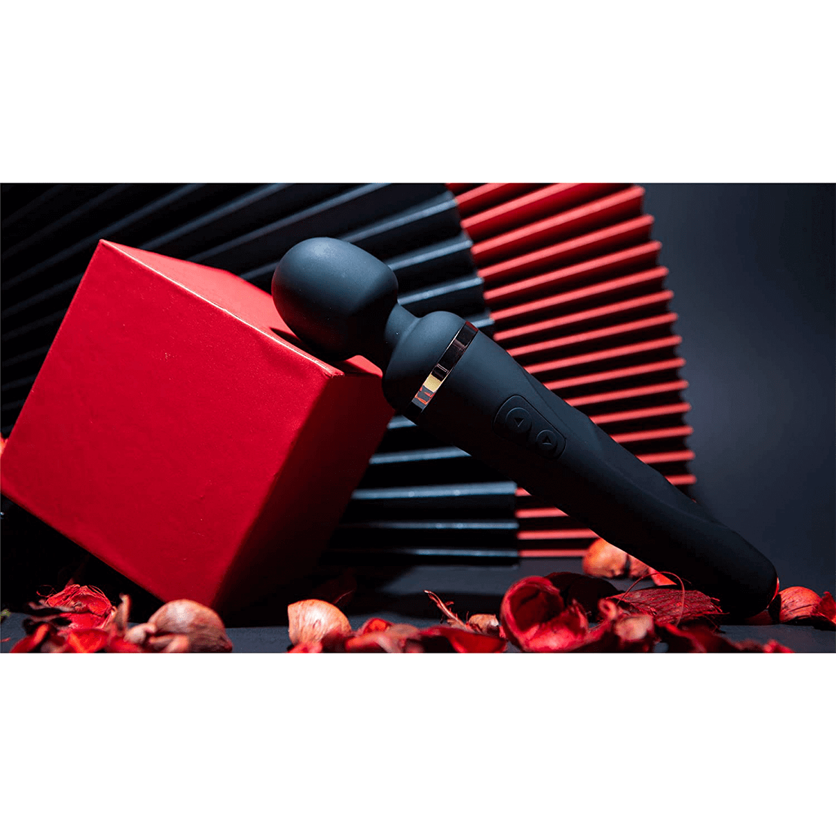 Lovense Domi 2 Bluetooth Wand - Black - Thorn & Feather