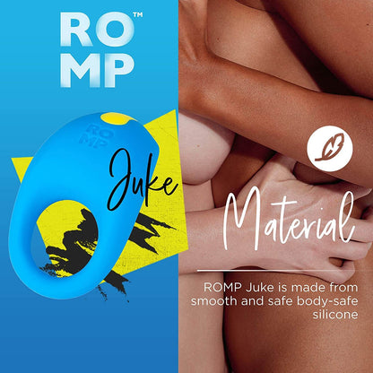 Romp Juke Vibrating Cock Ring - Blue - Thorn & Feather