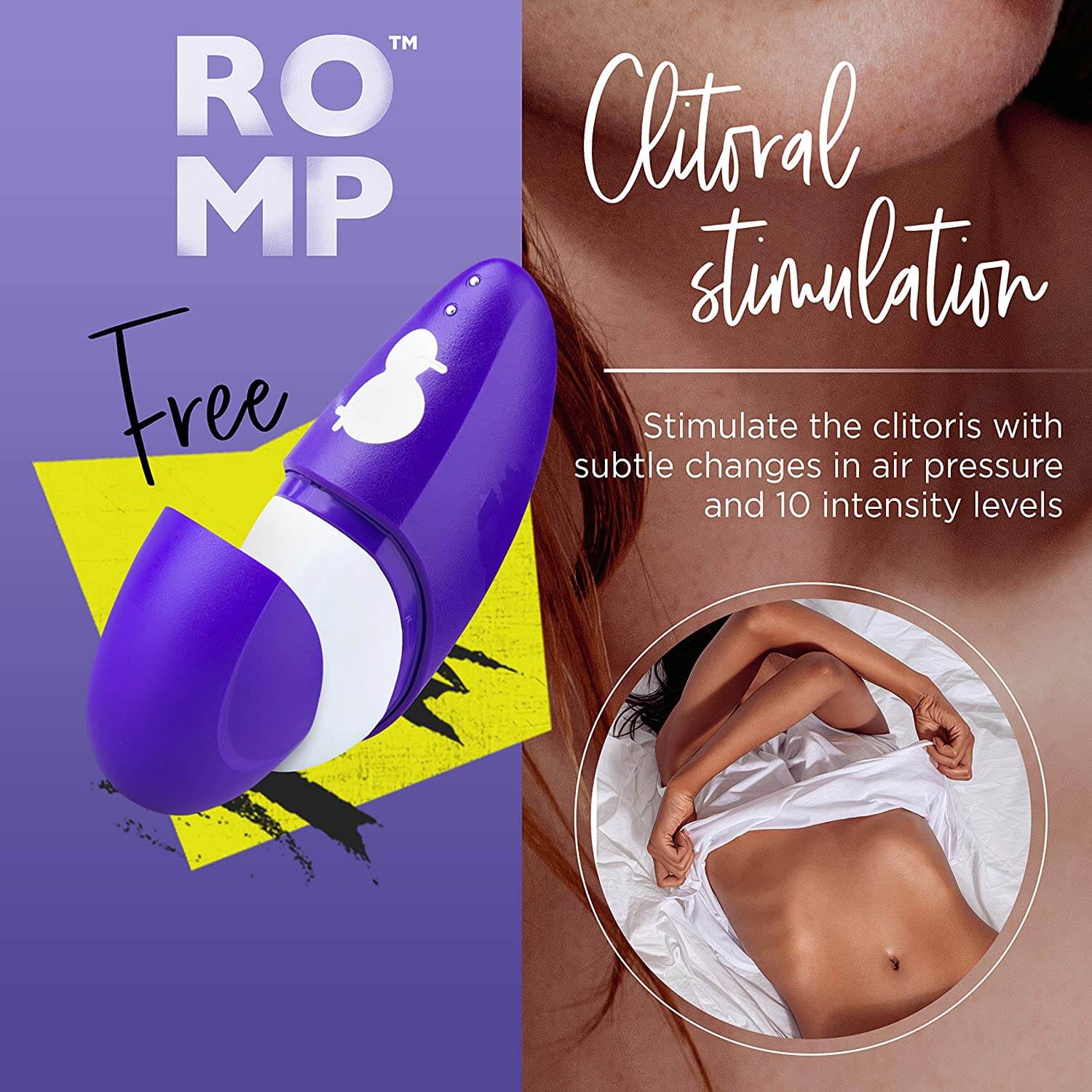 Romp Free Clitoral Stimulator - Purple - Thorn & Feather
