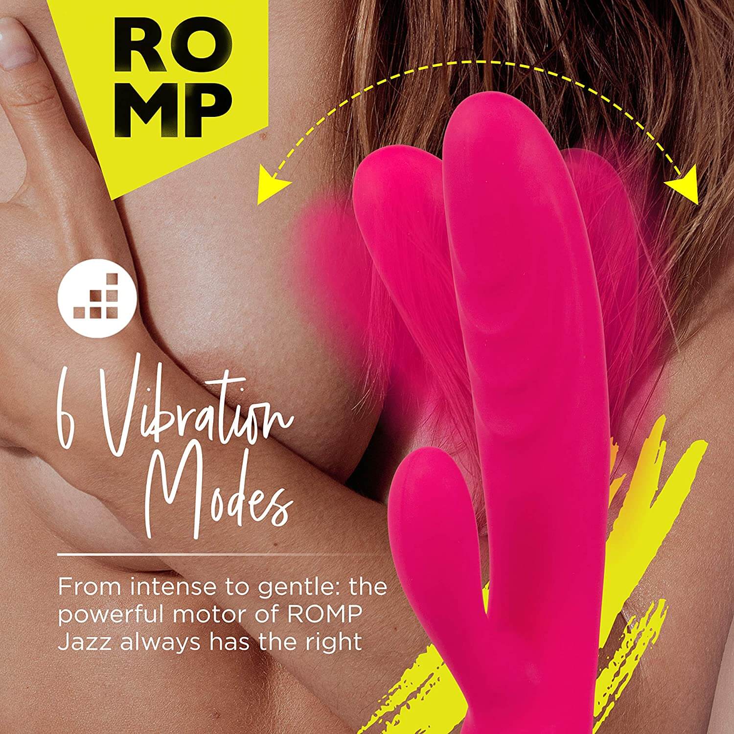 Romp Jazz Rabbit Vibrator - Fuchsia - Thorn & Feather