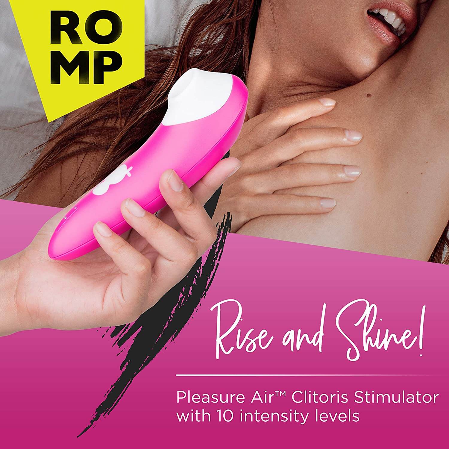 Romp Shine Clitoral Stimulator - Fuchsia - Thorn & Feather
