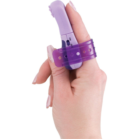 Turbo Finger 5 In 1 Massager - Purple - Thorn & Feather Sex Toy Canada