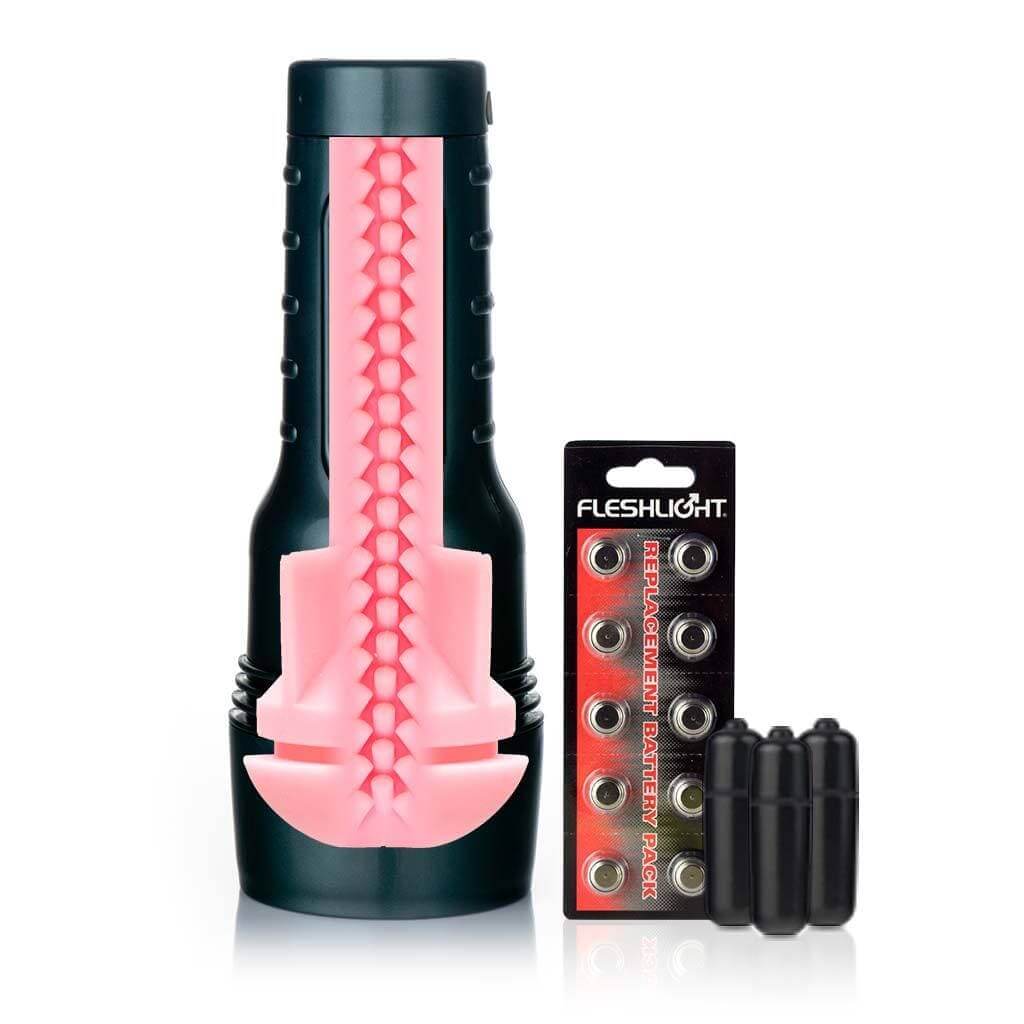 Fleshlight Vibro Pink Lady Touch Masturbator - Thorn & Feather Sex Toy Canada